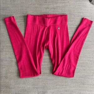 Smartwool base layer women’s size XS Pink merino wool